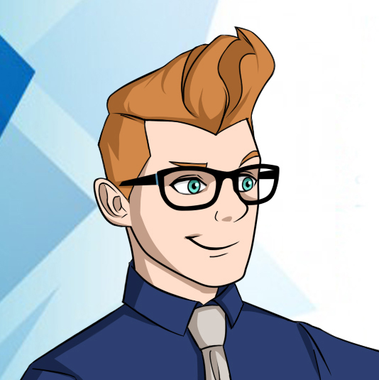 Illustrated portrait of Trent Hoy