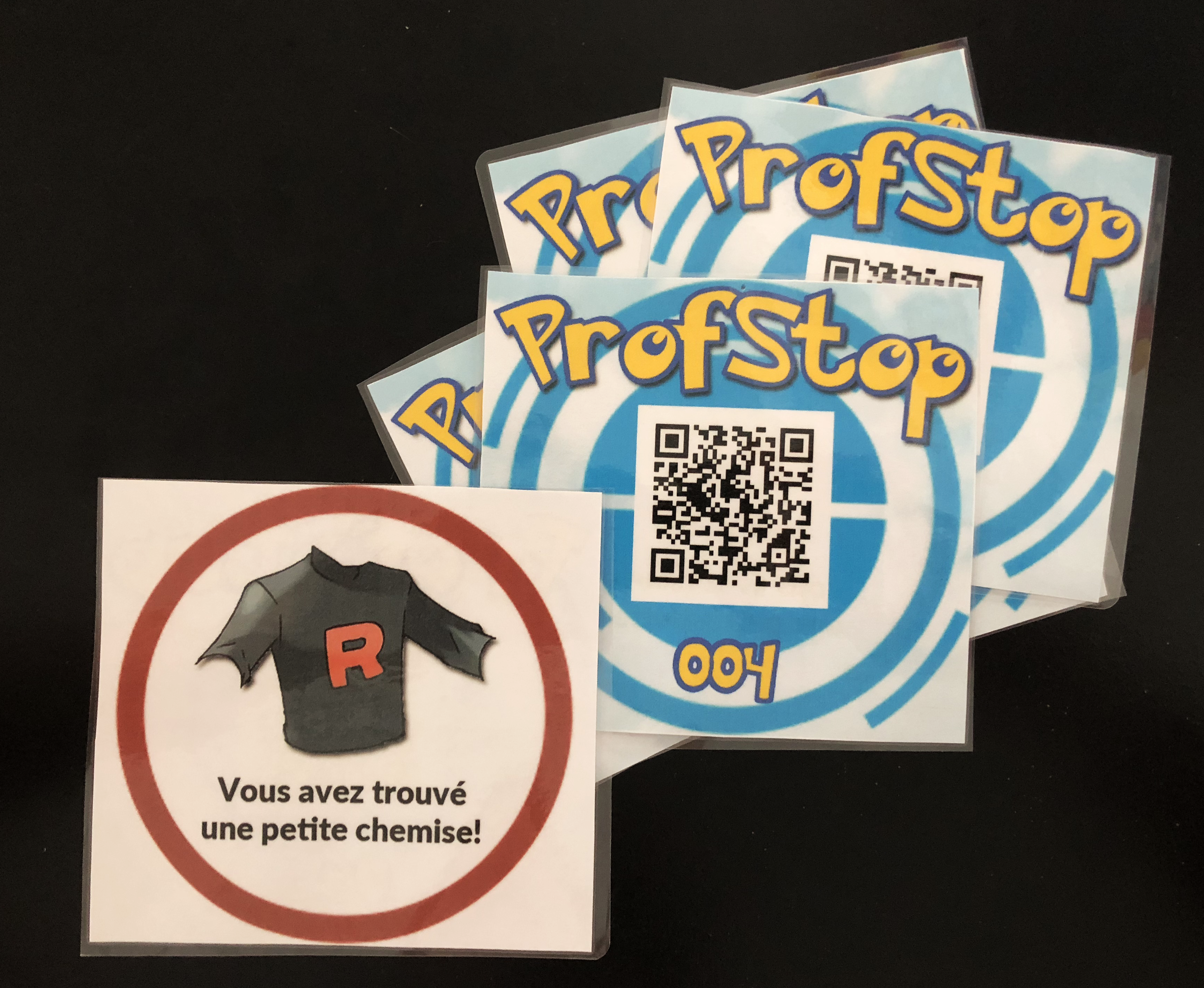 Printed ProfStop markers