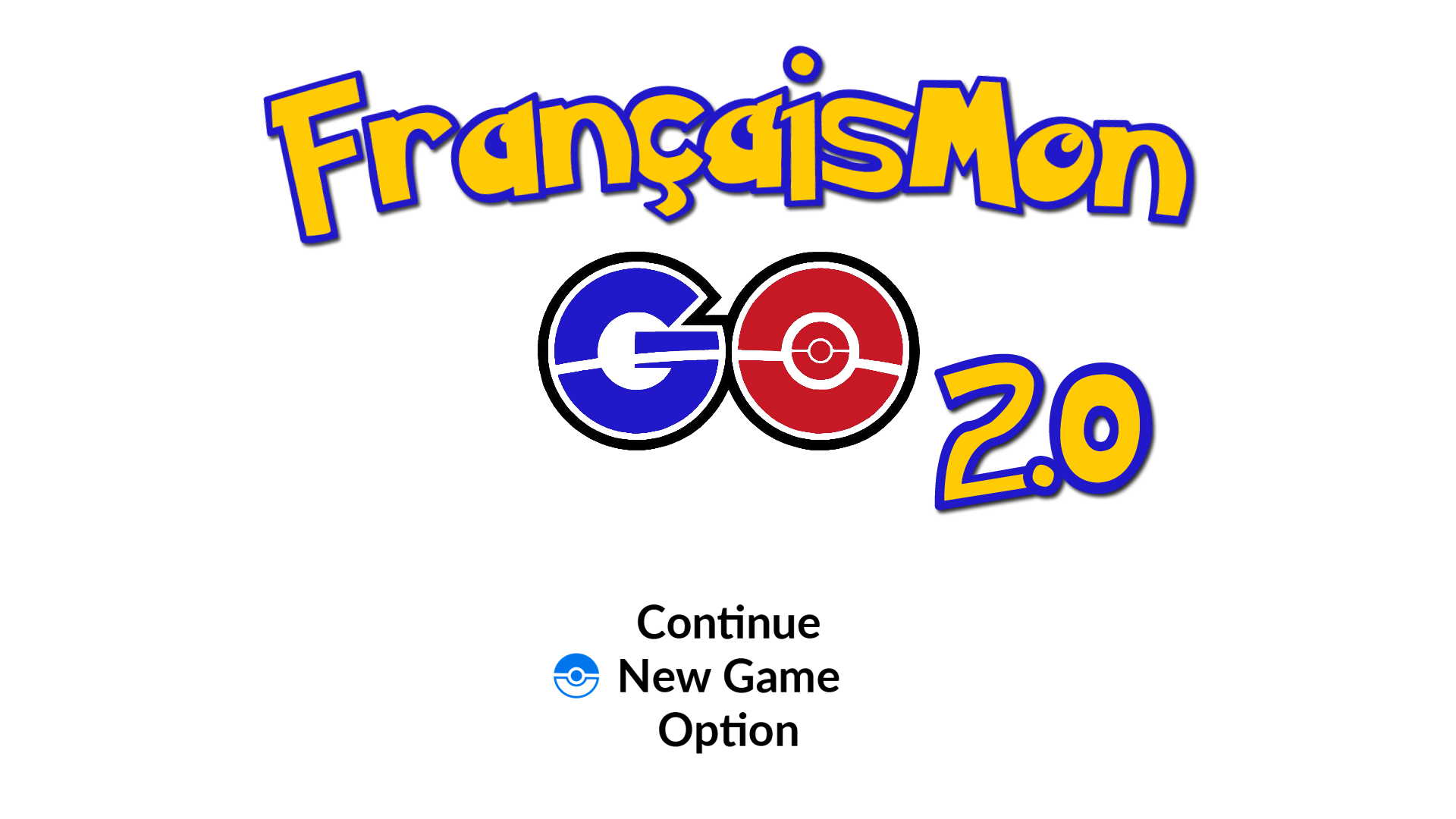 New Game Screen